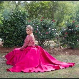 Jovanni couture prom dress